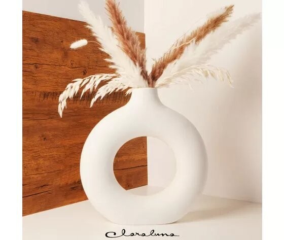 23003 VASO MAXI CON PAMPAS