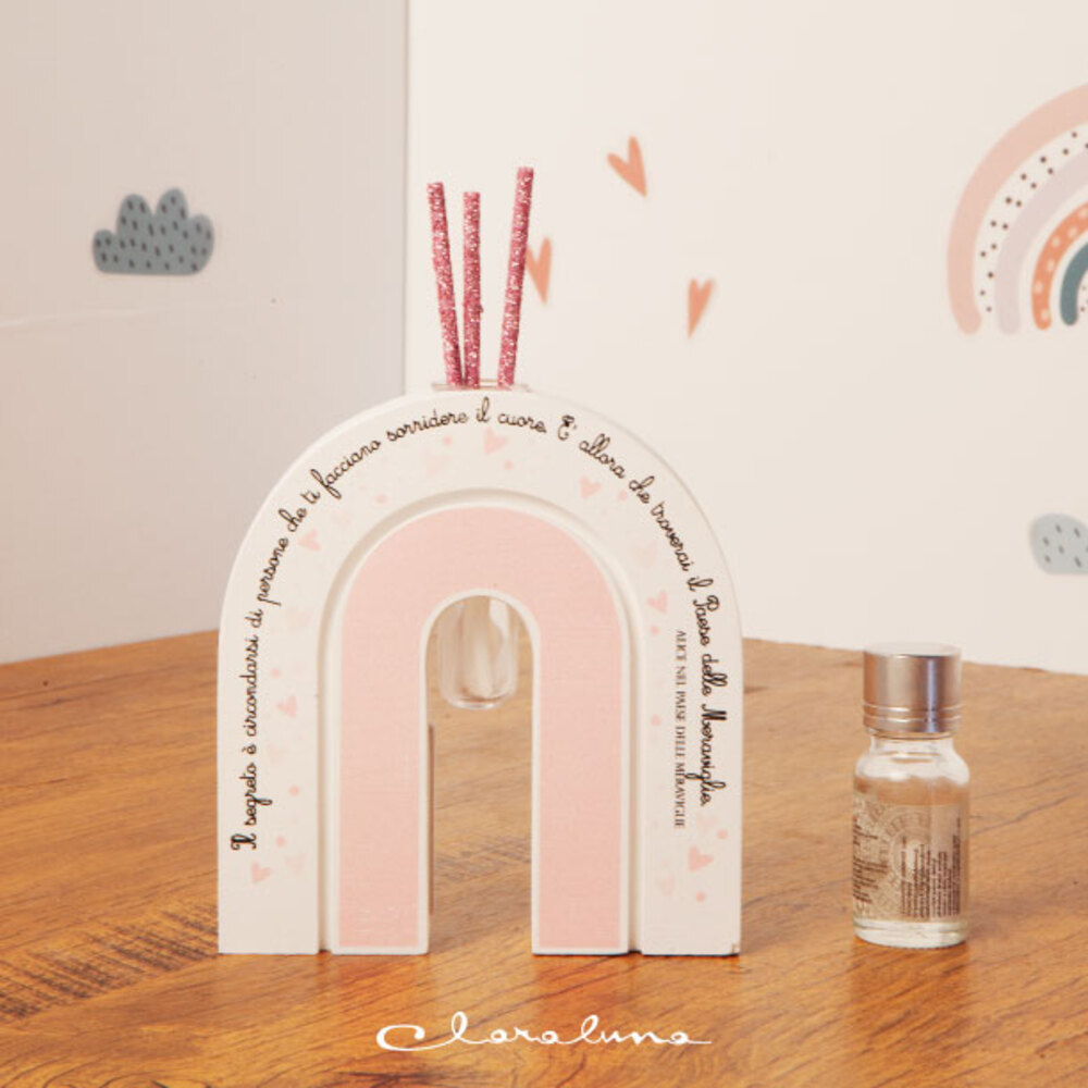 23365 PROFUMATORE ARCOBALENO ROSA 12x11x2