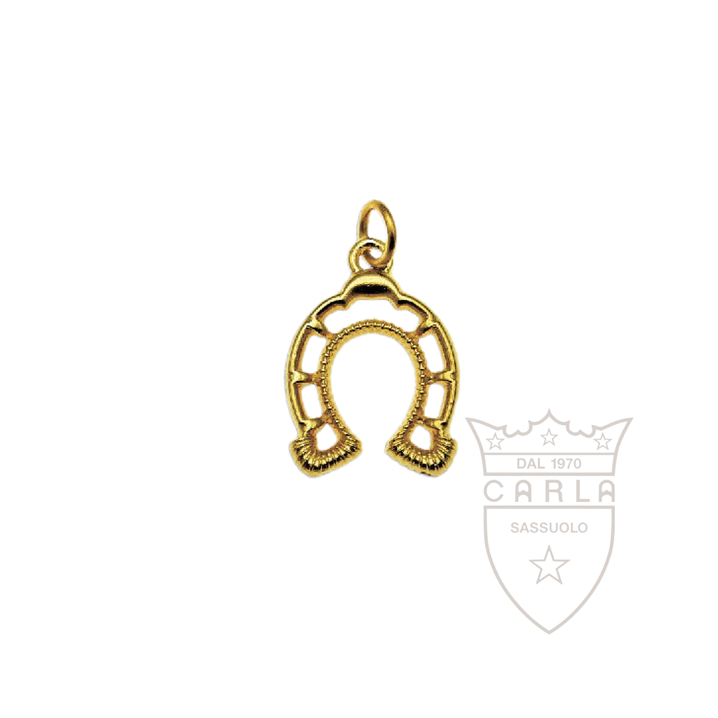 CIONDOLO ORO FERRO DI CAVALLO